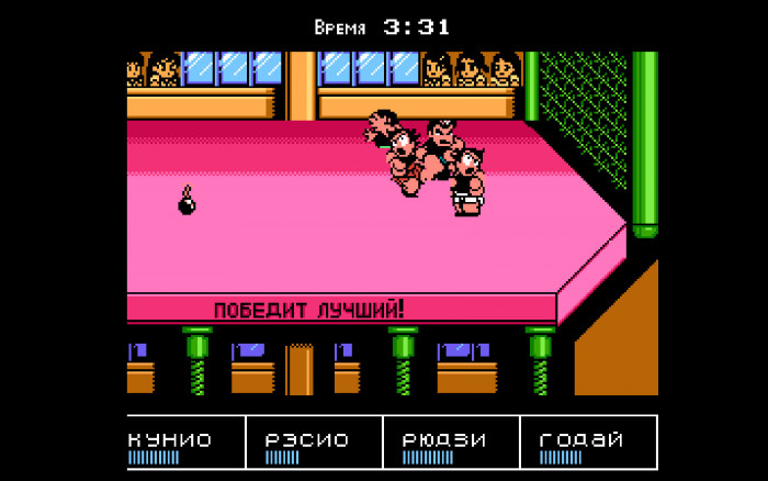 Соревновательные игры серии Kunio-kun для NES