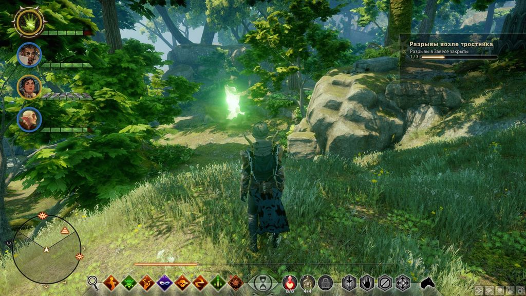 Изумрудные могилы dragon age inquisition карта