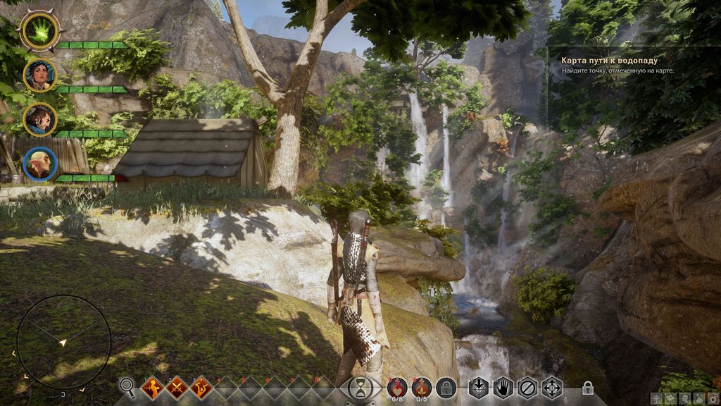 Dragon age inquisition карта пути к водопаду карта