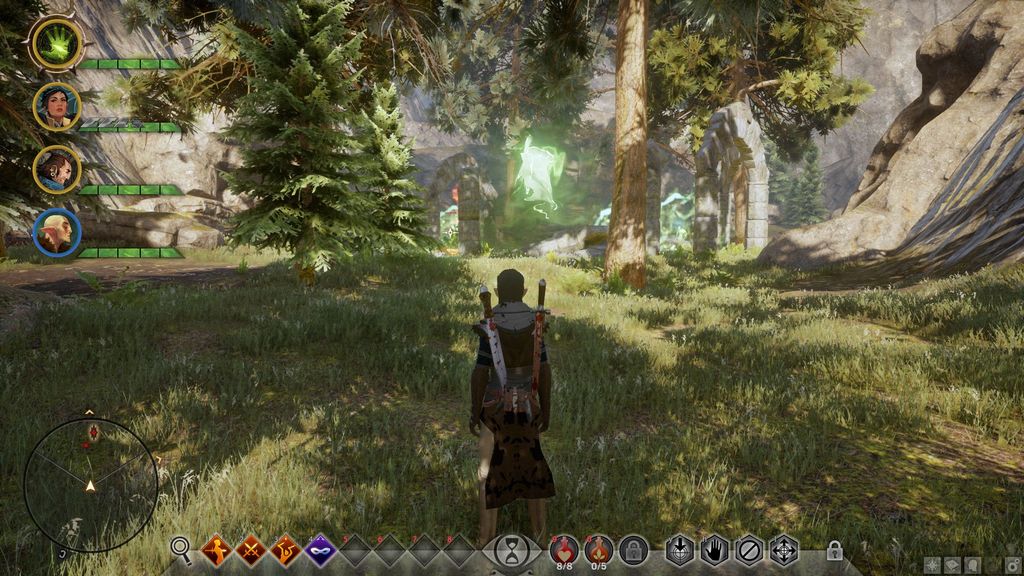 Карта внутренних земель dragon age