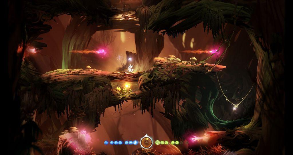 Ori and the blind forest сосуды умений в верхних трясинах