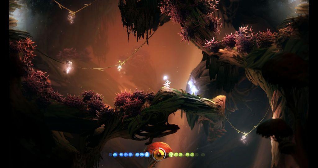 Ori and the blind forest сосуды умений в верхних трясинах