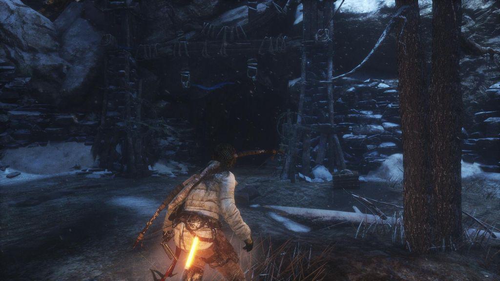 Rise of the tomb прохождение. Rise of the Tomb Raider палата изгнания. Томб Райдер Сибирь костер в лесу. Rise of the Tomb Raider палата изгнания на карте